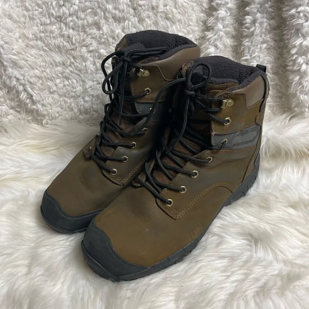 Refrigiwear Iron Tuff Hiker Leather waterproof insulated lace up boots Size 14M